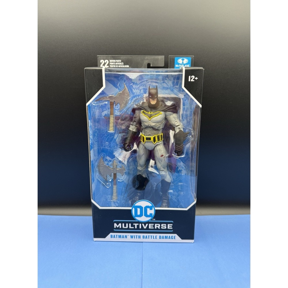 DC Multiverse Batman With Battle Damage Dark Nights: Metal McFarlane Toys